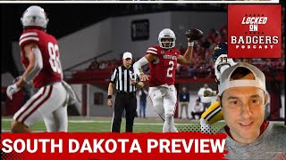 Wisconsin Badgers and South Dakota Coyotes football preview [upl. by Madda]