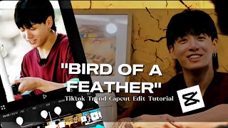 quotBIRDS OF A FEATHERquot Kpop Tiktok Trend Capcut Edit Tutorial [upl. by Nolly497]