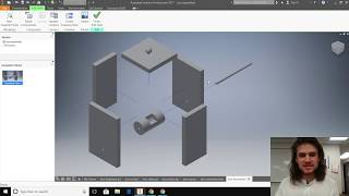 Creating an Assembly Exploded View and Parts list in Autodesk Inventor 2018 [upl. by Narod]