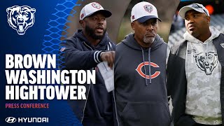 Brown Washington Hightower preview matchup vs Vikings  Chicago Bears [upl. by Randie]