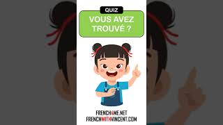 French Phrases Quiz I Find The Missing Word  02232 Shorts [upl. by Sokcin]