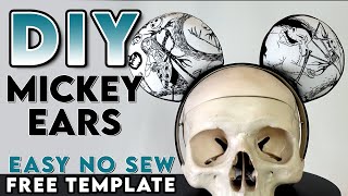 DIY No Sew Mickey Ears  Easy How To Mickey Ears [upl. by Veljkov]