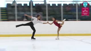 audio issues Jazmine Desrochers  Kieran Thrasher SP Skate Ontario Sectional Championships 202425 [upl. by Neelram216]