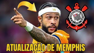 ATUALIZAÇÕES DA CONTRATAÇÃO DE MENPHIS DEPAY PELO CORINTHIANS [upl. by Rengia662]