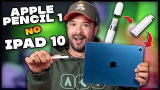 Como CONECTAR a APPLE PENCIL 1 no IPAD 10 do jeito CERTO ðŸ¤” [upl. by Etterrag]