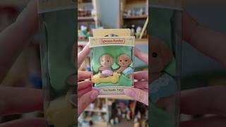 Sylvanian Families toy poodle twins unboxing トイプードルのふたごちゃん shorts [upl. by Bunker]