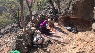 Nomads living in a cave and preparing delicious traditional food with Youssef and Parvane [upl. by Cristen]