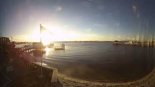 Todays 11032024 Somers Point Sunrise from Somers Point Beach [upl. by Arehc]