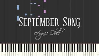 September Song  Agnes Obel Piano Tutorial [upl. by Timmie]