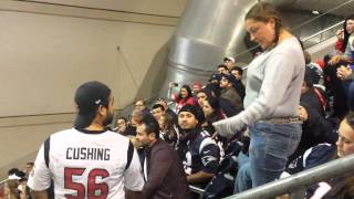 FULL VERSION Fight Patriots fan vs Texans fan [upl. by Tiram]