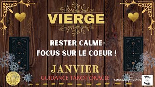 ♍️🔮VIERGE JANVIER 2024💌 RESTER CALMEFOCUS SUR LE COEUR 🌸message pour toiviergejanvier2024 [upl. by Mayes662]