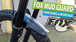 FOX Mud Guard Schutzblech  Unboxing und Montage  FOX 36 Gabel  Focus JAM² SL  03122023 [upl. by Floria]