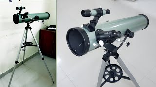 Telescope assembly How to assemble Newtonian reflector telescope F70076How to join telescope parts [upl. by Ynamreg528]