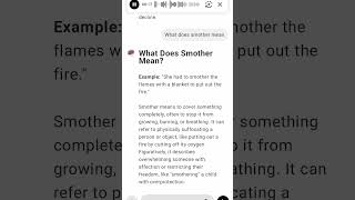 What Does Smother Mean [upl. by Ambert]