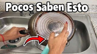 El mejor DESENGRASANTE CASERO que he visto Deja tus Ollas Extractor de Grasa y Cocina como Nuevos [upl. by Nolahs]