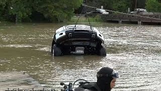 Bayou Corne Fishermans Day Ends BadlySinks Truck ampTrailer [upl. by Delano]