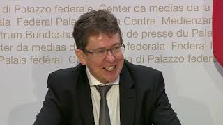 07122022  Ersatzwahlen für den Bundesrat  Medienkonferenz  Albert Rösti [upl. by Noedig589]