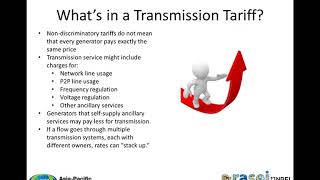 21 Transmission Tariffs [upl. by Kapeed]