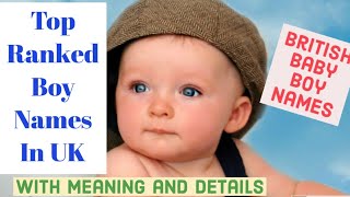 Top 23 Baby Boy Names in UK  England Boy Names With Meaning [upl. by Farleigh]