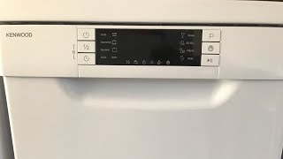 Kenwood Slimline Dishwasher Easy to Use amp Setup in black or white Perfect Size [upl. by Hintze]