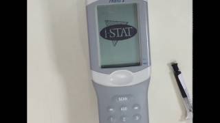 How to use iSTAT Running a PATIENT sample  DEMO [upl. by Mohamed]