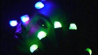 ASMR 💡 Dreamy Light Triggers with LED GLOVES in the Dark 🧤 Layered Sounds [upl. by Emie]