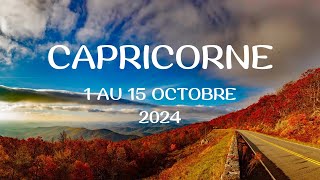 Capricorne ♑️ 1 au 15 Octobre 2024  Transformation en cours… [upl. by Ycak397]