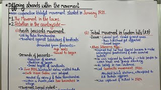 Class10History Ch2 Nationalism in India Part 6Handwritten Notes ConceptImprover [upl. by Iborian799]