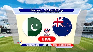 🔴 Pakistan Women vs New Zealand Women LIVE Match  Womens T20 World Cup Score amp Commentary [upl. by Lief]