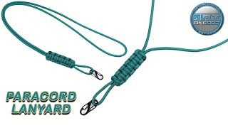 How to Make a Paracord Lanyard Cobra Knot Tutorial DIY Neck Knife Keychain Lanyard [upl. by Mitchell]