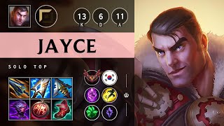 Jayce Top vs Aurora Rampage  KR Grandmaster Patch 1421 [upl. by Tatman]