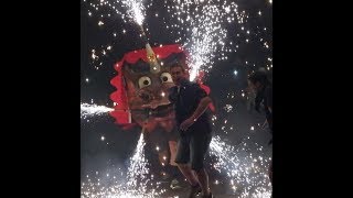 Nit Boja Correfoc de les Santes 2018 de Mataró [upl. by Caryl]