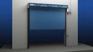 FasTrax XL High Performance Industrial Roll Up Door by RiteHite [upl. by Sesom]