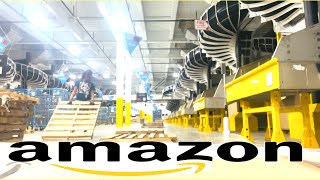 Working at an AMAZON Warehouse  Sortation Associate Inside Footage [upl. by Trebma821]