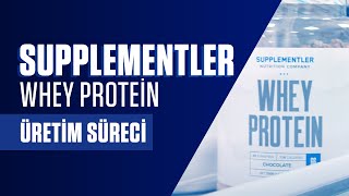 Supplementler Whey Protein Üretim Süreci [upl. by Yam]