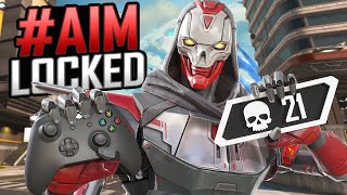 INSANE Controller Made My Aim Look Like Aimbot Apex Legends Gameplay [upl. by Accisej]