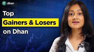 Top Gainers and Losers on Dhan Explained [upl. by Analihp]