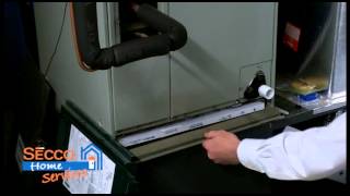 How to change your air handler or furnace disposable filter [upl. by Econah]