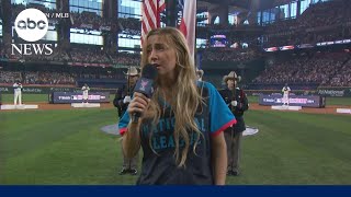 Ingrid Andress explains her national anthem performance at the 2024 Home Run Derby [upl. by Pulcheria]