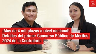 Contraloría TV  Contraloría convoca a Concurso Público de Méritos a nivel nacional [upl. by Fernald]