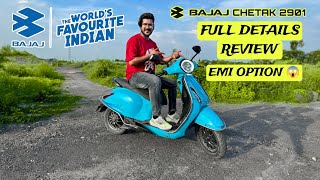 The All New Bajaj Chetak EV 2901😍 Full Details Review In Hindi 😍 EMI Option  👍🏻 2024 [upl. by Kier454]