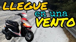 PRUEBA DE VELOCIDAD VENTO MOTONETA [upl. by Kyne570]