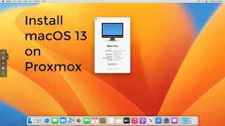 Install macOS 13 Ventura on Proxmox [upl. by Rupert626]