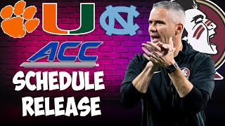 FSU Football FULL 2024 Schedule Release  ACC Schedule  ACC Network  Seminoles [upl. by Lenes777]