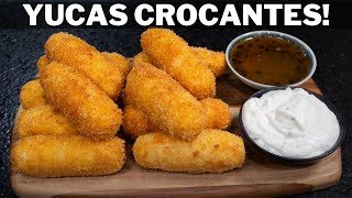 Piqueo para compartir YUCAS CROCANTES Facil y Ricos  Abelca [upl. by Edison]