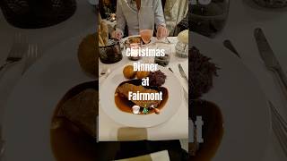 Christmas dinner 4seasons christmas christmasfood christmasdinner luxuryfood hamburg fairmont [upl. by Arbe]