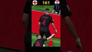 Higlights England  Croatia  Fifa World Cup 2018 fifaworldcup football shorts [upl. by Kordula]