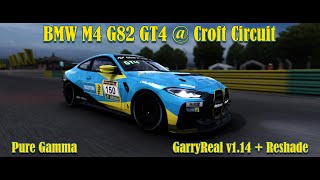 BMW M4 G82 GT4  Croft Circuit Garry Real  Reshade [upl. by Chrisman]