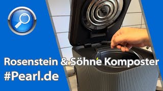 Unboxing Rosenstein amp Söhne Elektrischer Kompostierer – Dein Schritt zu einer grüneren Welt [upl. by Kylen]