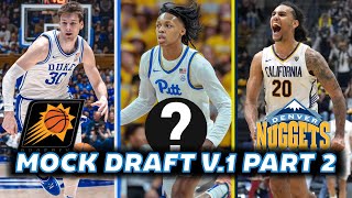 Getting Playoff Teams Their Missing Pieces  NBA Mock Draft 2024 [upl. by Ainafetse]